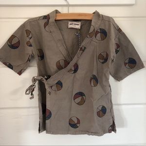 Bobo Choses Beach Ball Wrap Top